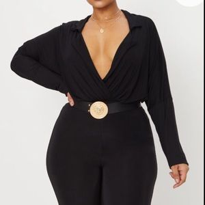 Pretty Little Thing Black Bodysuit